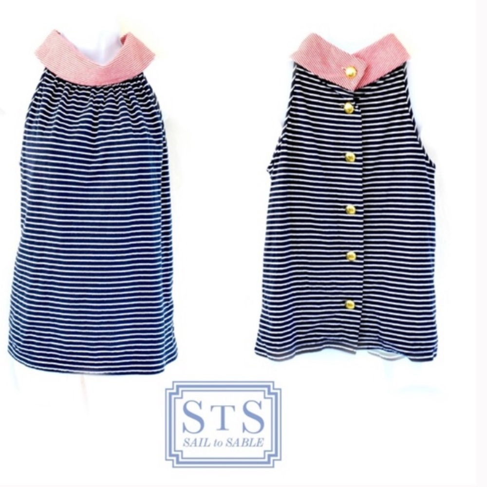 Sail To Sable Red White Blue Nautical Top | Large